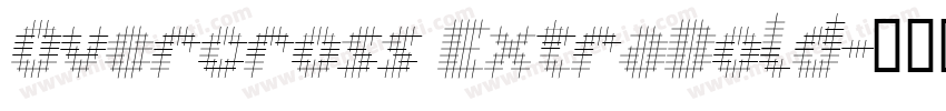 Overcross ExtraBold字体转换